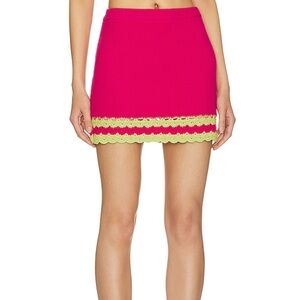 Majorelle Jeneli Crochet Mini Skirt